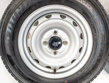 ダンロップ ウィンターマックス LV01 for VAN 165/80R14 91/90 /ブリヂストン JECT K3 5.0J+ 100-4穴 4本