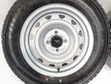 ダンロップ ウィンターマックス LV01 for VAN 155/80R14 88/86N LT /WEDS キャロウィン J9 5.0J+ 100-4穴 4本