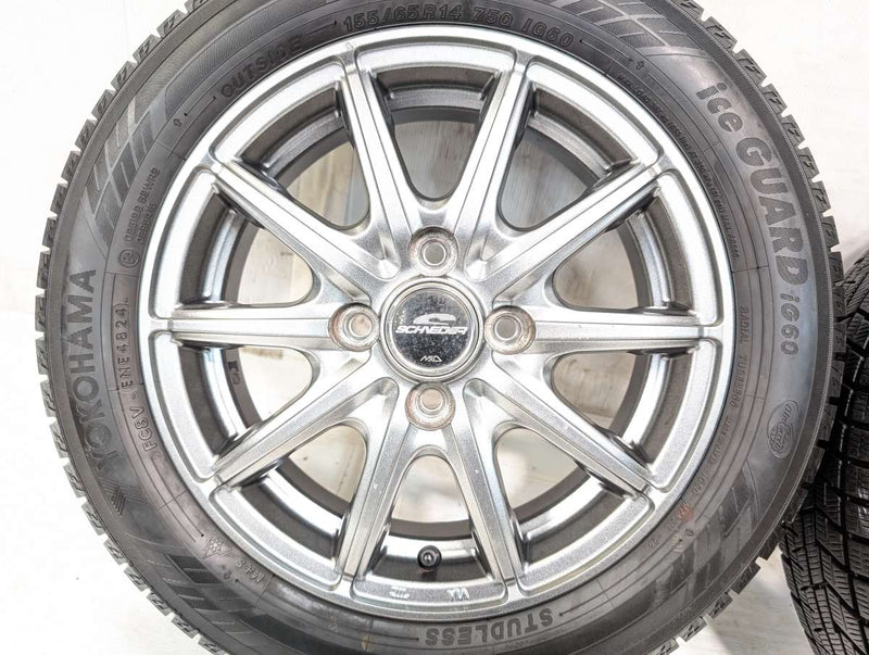 ヨコハマ アイスガード iG60 155/65R14 / SCHNEDER 4.5J+45 100-4穴 4