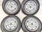ダンロップ ウィンターマックス SV01 165/80R14 97/95N LT /　 TOPY F 5.0J+ 114.3-5穴 4本