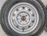 ダンロップ ウィンターマックス WM02 185/70R14  /　 M4 7A 5.0J+ 100-4穴 4本