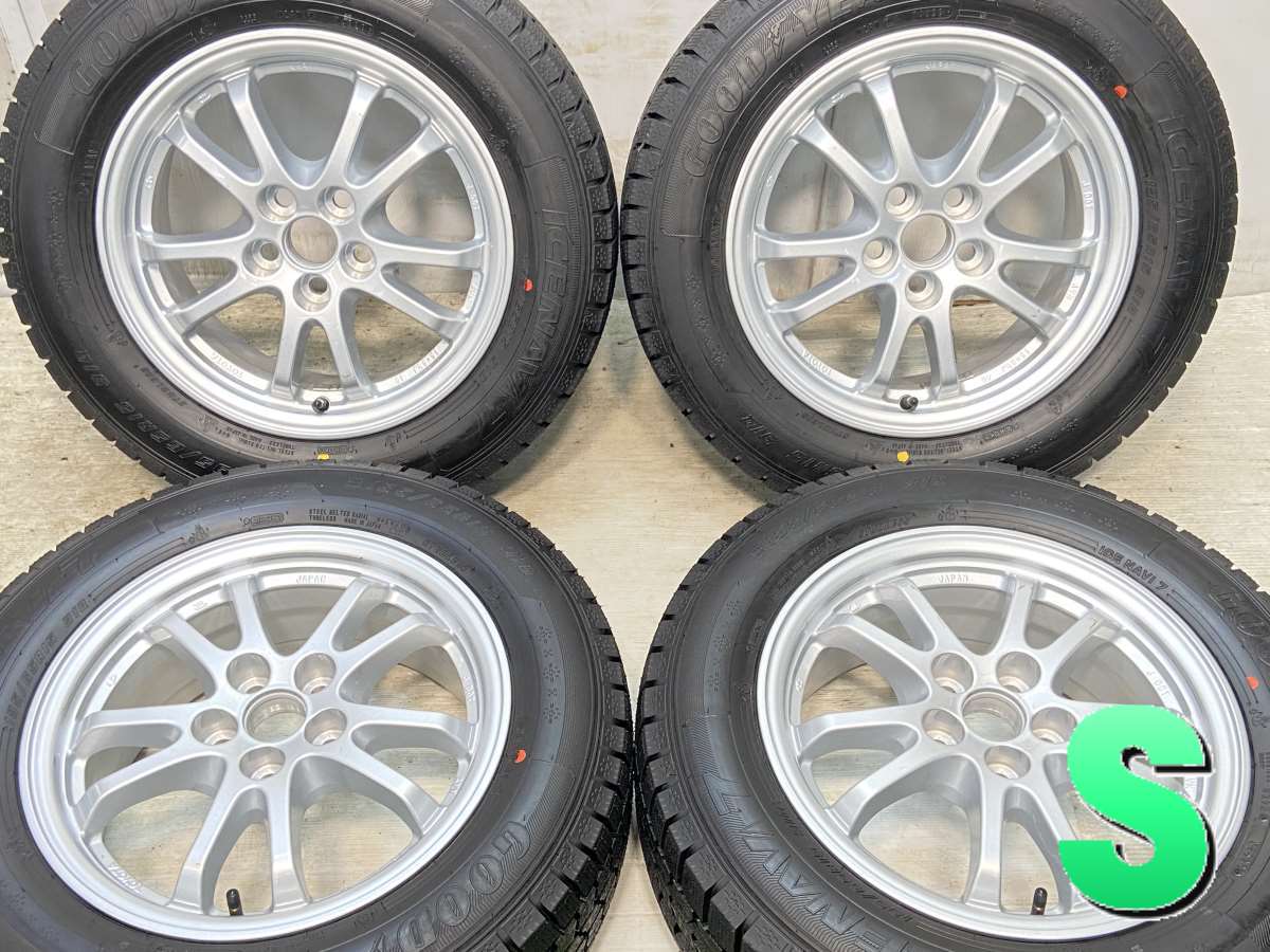 グッドイヤー アイスナビ 7 195/65R15 /トヨタ純正 6.5J+40 100-5穴 4本 – タイヤ・ホイールカンパニー