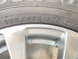 ダンロップ ウィンターマックス WM02 195/65R15  /　 EXsteer 6.0J+43 100-5穴 4本