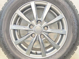 ダンロップ ウィンターマックス WM02 195/65R15  /　 GRASS 6.0J+43 114.3-5穴 4本