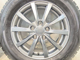 ダンロップ ウィンターマックス WM02 195/65R15  /　 GRASS 6.0J+43 114.3-5穴 4本