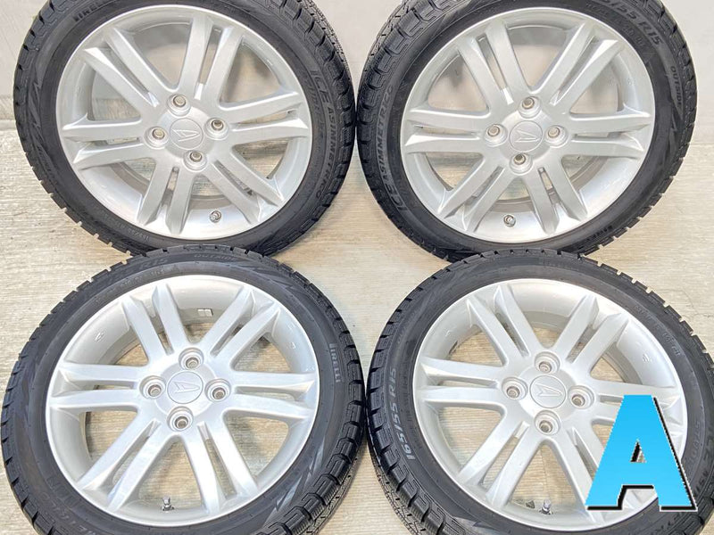 アルミホイール 165/55 R15 ピレリスタッドレスタイヤ2本セット 