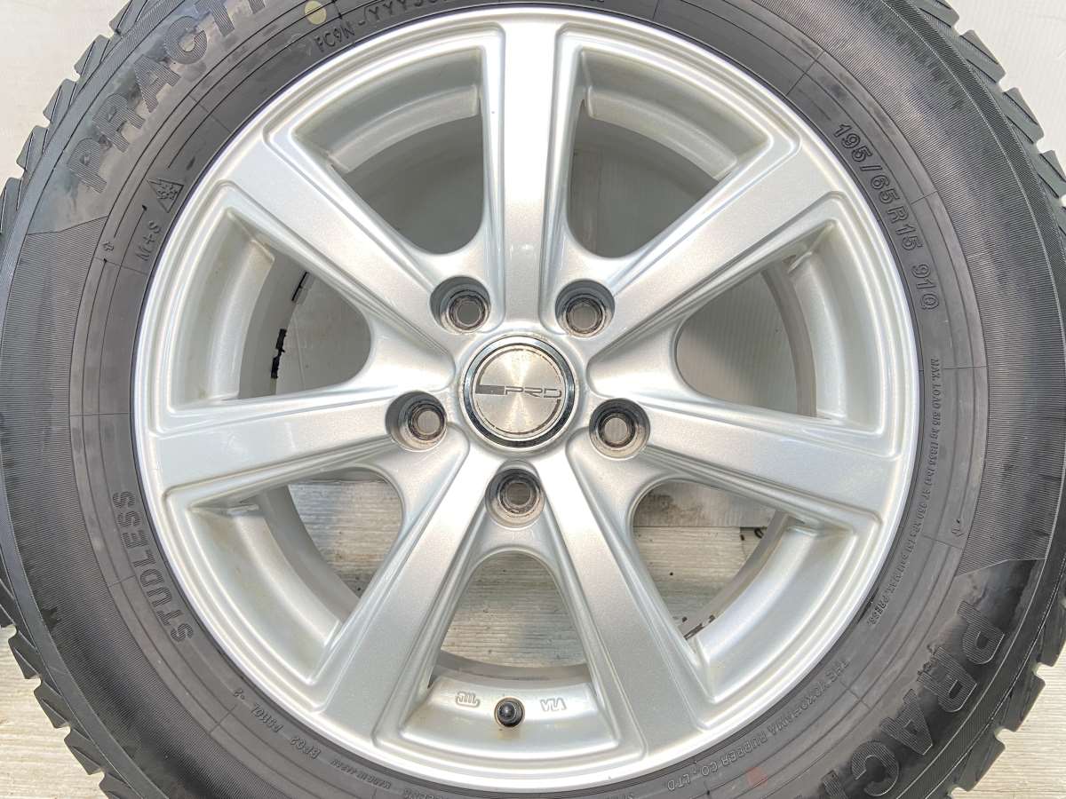 イエローハット PRACTIVA ICE BP02 195/65R15 / PRD 6.0J+43 114.3-5穴 4本 –  タイヤ・ホイールカンパニー