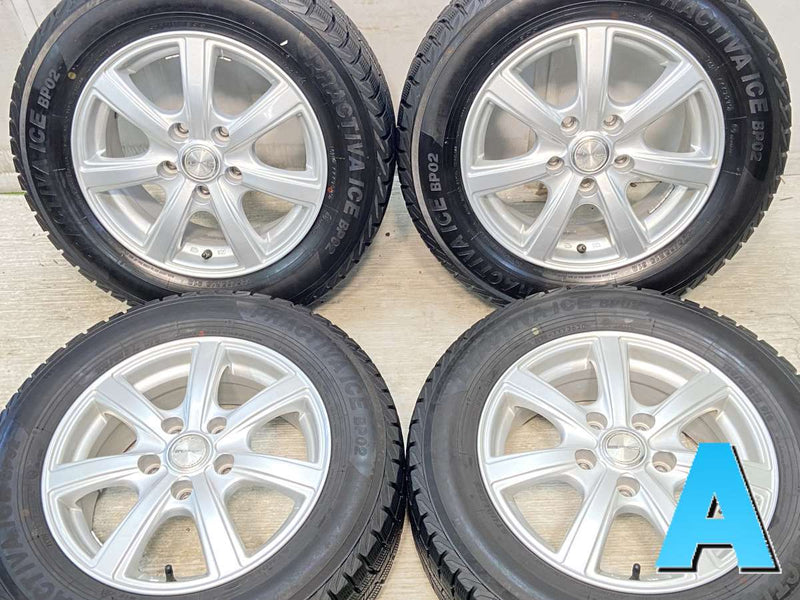 イエローハット PRACTIVA ICE BP02 195/65R15 / PRD 6.0J+43 114.3-5穴 4本 –  タイヤ・ホイールカンパニー