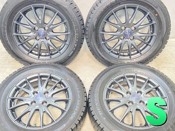 ダンロップ ウィンターマックス WM02 185/65R15  /　 VELVA 5.5J+42 100-4穴 4本