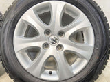 ダンロップ ウィンターマックス WM02 175/65R15  /スズキ純正  5.5J+45 100-4穴 4本