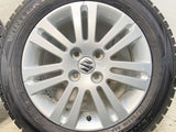ダンロップ ウィンターマックス WM02 175/65R15  /スズキ純正  5.5J+50 100-4穴 4本