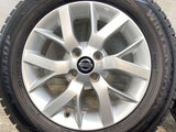 ダンロップ ウィンターマックス WM02 185/65R15  /日産純正  5.5J+40 100-4穴 4本