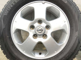 ダンロップ ウィンターマックス WM02 195/65R15  /日産純正  5.5J+45 114.3-5穴 4本