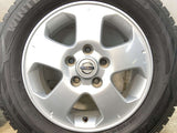 ダンロップ ウィンターマックス WM02 195/65R15  /日産純正  5.5J+45 114.3-5穴 4本