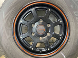 ダンロップ ウィンターマックス SV01 195/80R15 107/105LT /　 プロポーター X 6.0J+33 139.7-6穴 4本