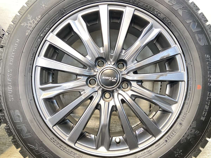 オートバックス ノーストレック N5 195/65R15  /　 SIBILLA 6.0J+40 100-5穴 4本
