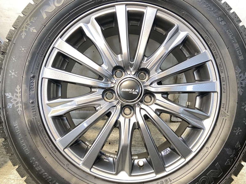 オートバックス ノーストレック N5 195/65R15  /　 SIBILLA 6.0J+40 100-5穴 4本