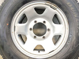 ダンロップ ウィンターマックス SV01 195/80R15 107/105LT /　  6.0J+ 139.7-6穴 4本