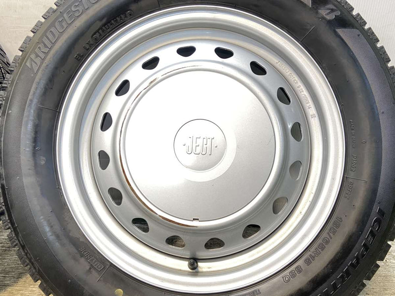 ブリヂストン アイスパートナー2 185/65R15  /　 JECT S7 5.5J+ 100/114.3-4穴 4本