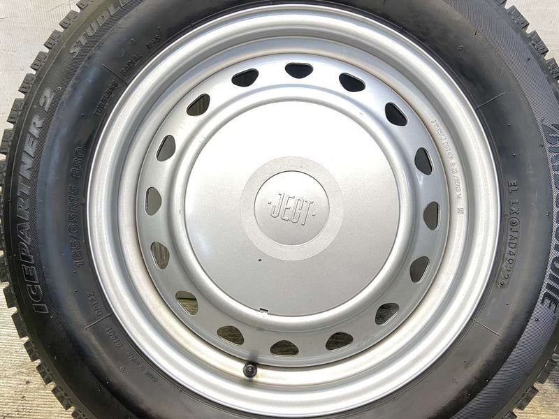 ブリヂストン アイスパートナー2 185/65R15  /　 JECT S7 5.5J+ 100/114.3-4穴 4本