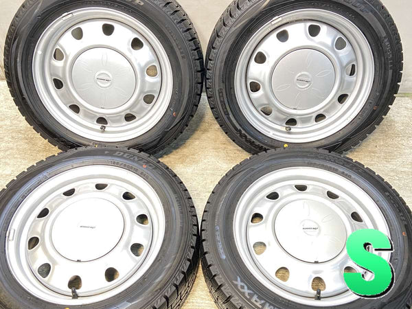 ダンロップ ウィンターマックス WM02 185/60R15  /　 SCHWARZ MV 6.0J+ 100/114.3-4穴 4本