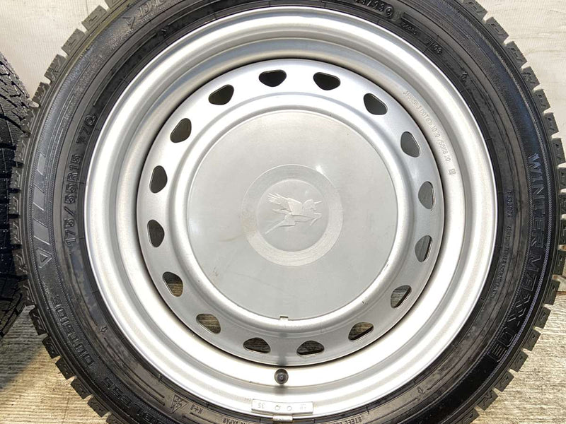 ダンロップ ウィンターマックス 03 175/55R15  /　 キャロウィン R6 5.5J+ 100/114.3-4穴 4本