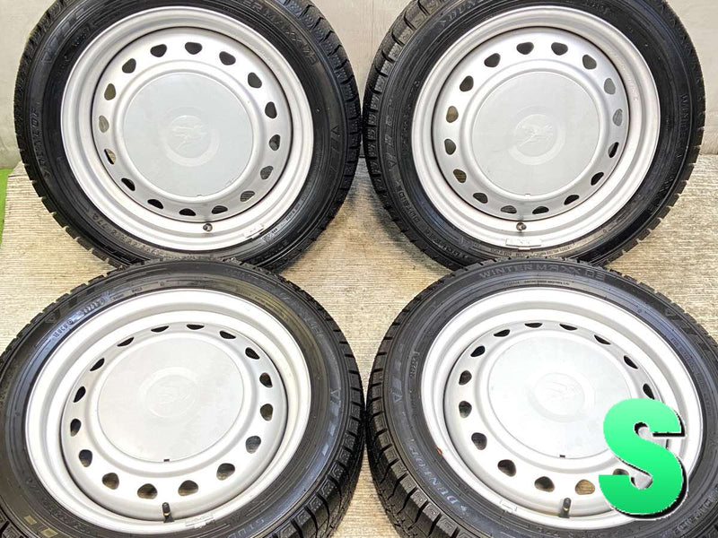 ダンロップ ウィンターマックス 03 175/55R15  /　 キャロウィン R6 5.5J+ 100/114.3-4穴 4本