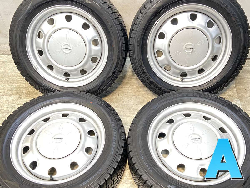 ダンロップ ウィンターマックス WM02 185/60R15  /　 SCHWARZ MV 5.5J+ 100/114.3-4穴 4本