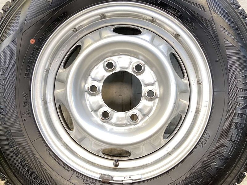ダンロップ ウィンターマックス SV01 195/80R15 107/105LT /日産純正  5.5J+ 139.7-6穴 4本