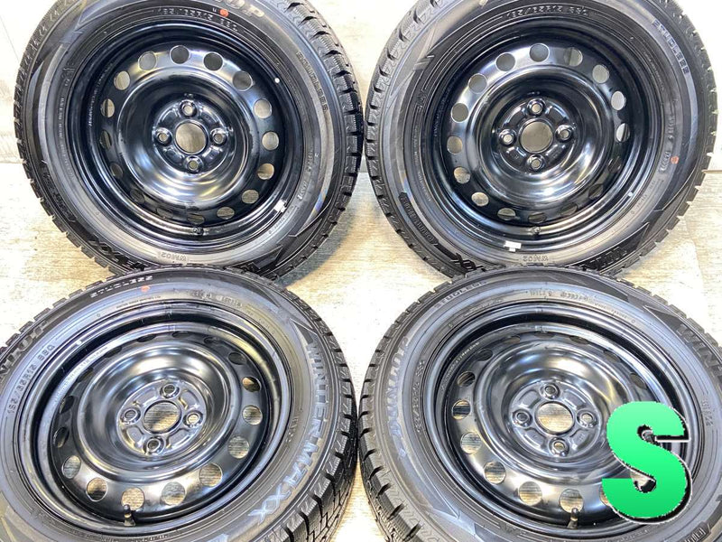 ダンロップ ウィンターマックス WM02 185/65R15  /トヨタ純正 L22 6.0J+45 100-4穴 4本