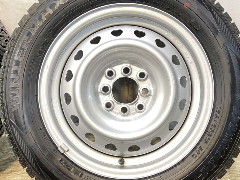 ダンロップ ウィンターマックス WM02 185/65R15  /　 R6 5.5J+ 100/114.3-4穴 4本