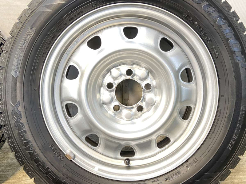 ダンロップ ウィンターマックス WM02 195/65R15  /　 TOPY M61 6.0J+ 100-5穴 4本