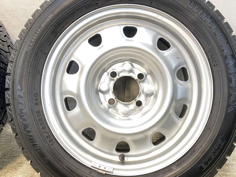 ダンロップ ウィンターマックス WM02 185/60R15  /　 TOPY M60 5.5J+ 100-4穴 4本