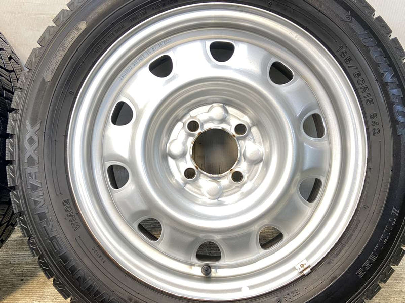 ダンロップ ウィンターマックス WM02 185/60R15  /　 TOPY M60 5.5J+ 100-4穴 4本