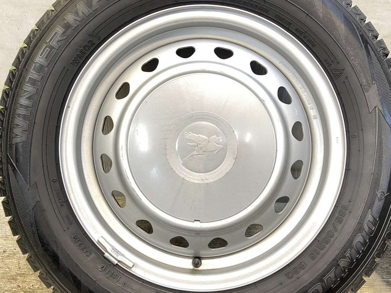 ダンロップ ウィンターマックス WM02 185/65R15  /　 キャロウィン S7 5.5J+ 100/114.3-4穴 4本
