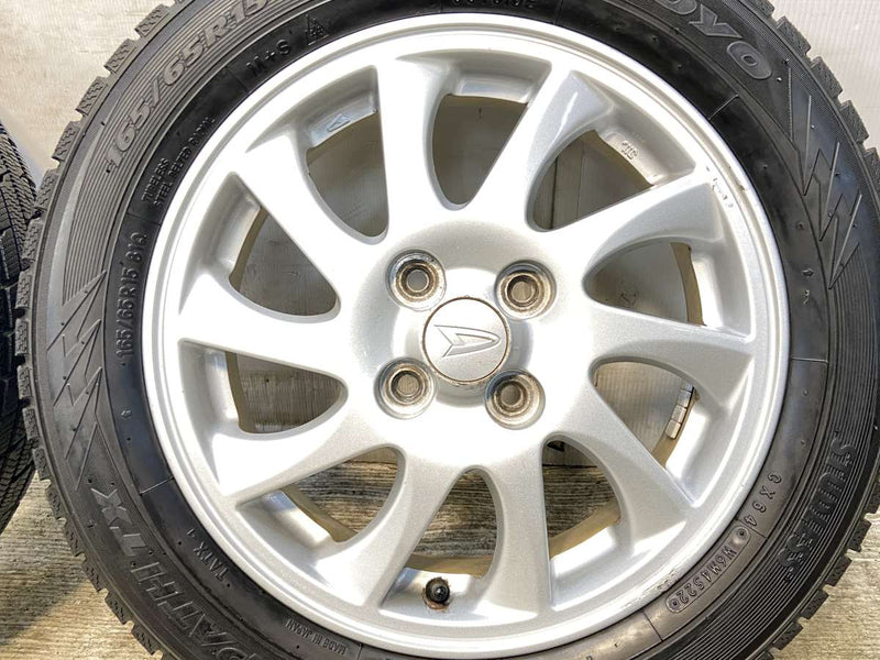 トーヨータイヤ ウィンタートランパス TX 165/65R15  /ダイハツ純正  4.5J+45 100-4穴 4本