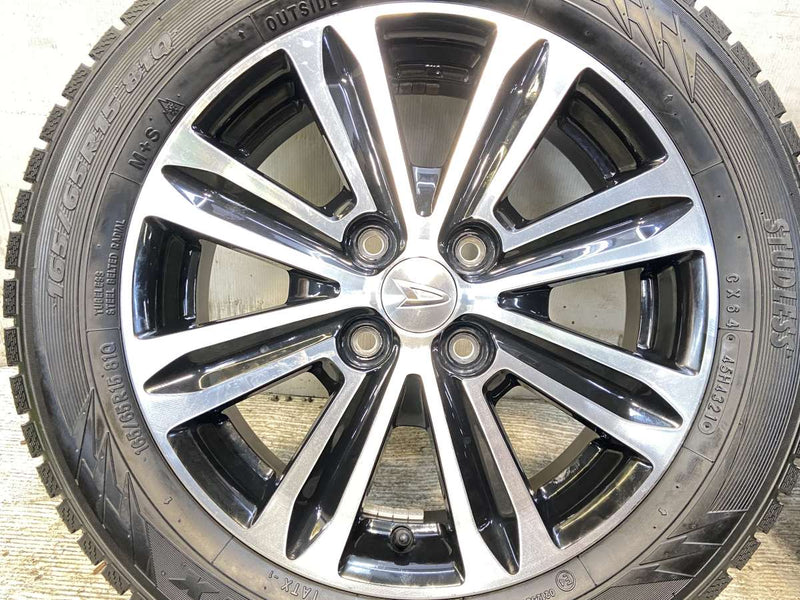 トーヨータイヤ ウィンタートランパス TX 165/65R15  /ダイハツ純正  4.5J+45 100-4穴 4本