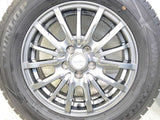 ダンロップ ウィンターマックス WM02 195/65R15  /　 LEBEN 6.0J+45 100-5穴 4本