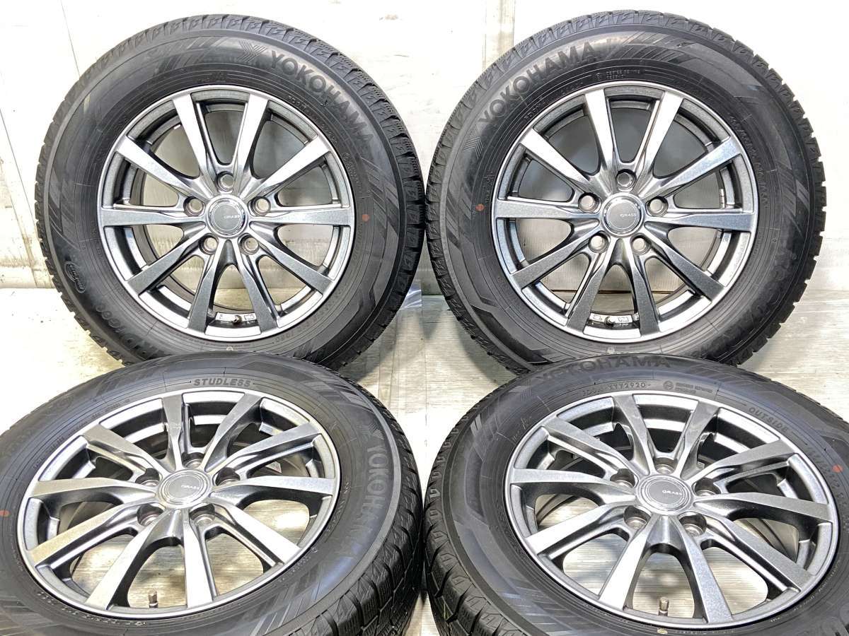 ヨコハマ アイスガード iG60 195/65R15 / GRASS 6.0J+53 114.3-5穴 4本