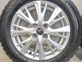 ダンロップ ウィンターマックス WM02 185/60R15  /トヨタ純正  5.5J+45 100-4穴 4本