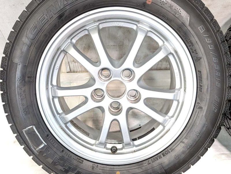 グッドイヤー アイスナビ 7 195/65R15 /トヨタ純正 6.5J+40 100-5穴 4