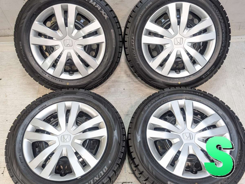 ダンロップ ウィンターマックス WM02 185/60R15 /ホンダ純正 6.0J+ 100