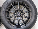 コンチネンタル ノースコンタクトNC6 195/65R15  /　 ロクサーニスポーツ RS-10 6.0J+53 114.3-5穴 4本