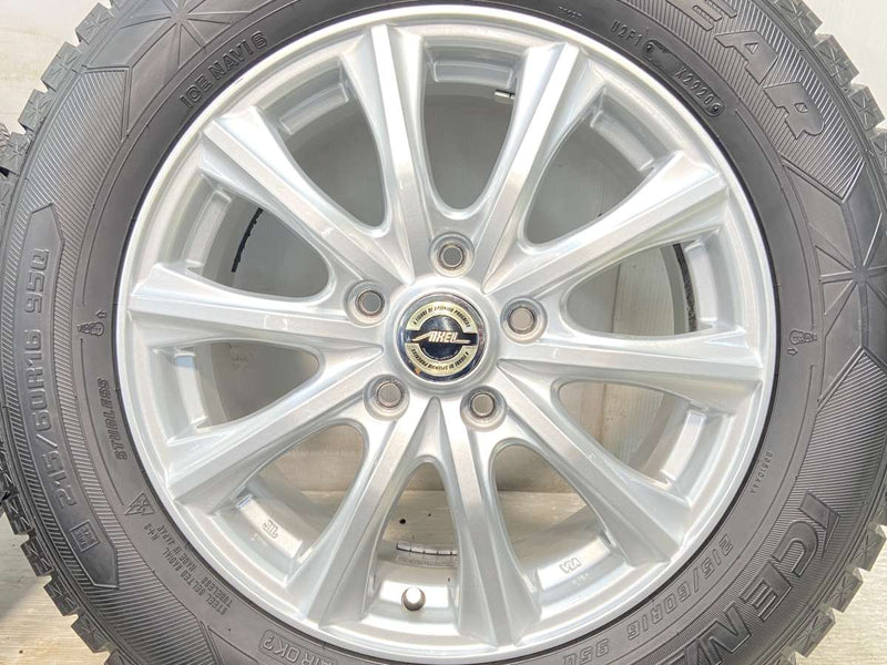 グッドイヤー アイスナビ 6 215/60R16 / AXEL 6.5J+53 114.3-5穴 4本 
