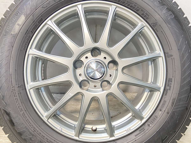 グッドイヤー アイスナビ 8 215/65R16  /　 RAVRION LUMIERE 6.5J+38 114.3-5穴 4本