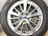 ダンロップ ウィンターマックス WM02 205/55R16  /スバル純正  6.5J+55 100-5穴 4本