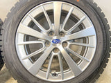 ダンロップ ウィンターマックス WM01 205/55R16  /スバル純正  6.5J+55 100-5穴 4本