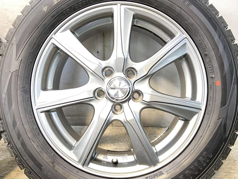 ダンロップ ウィンターマックス WM02 205/55R16  /　 PRD 6.0J+45 100-5穴 4本