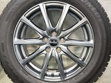 ダンロップ ウィンターマックス WM02 195/65R16  /　 ユーロスピード 6.0J+43 100-5穴 4本