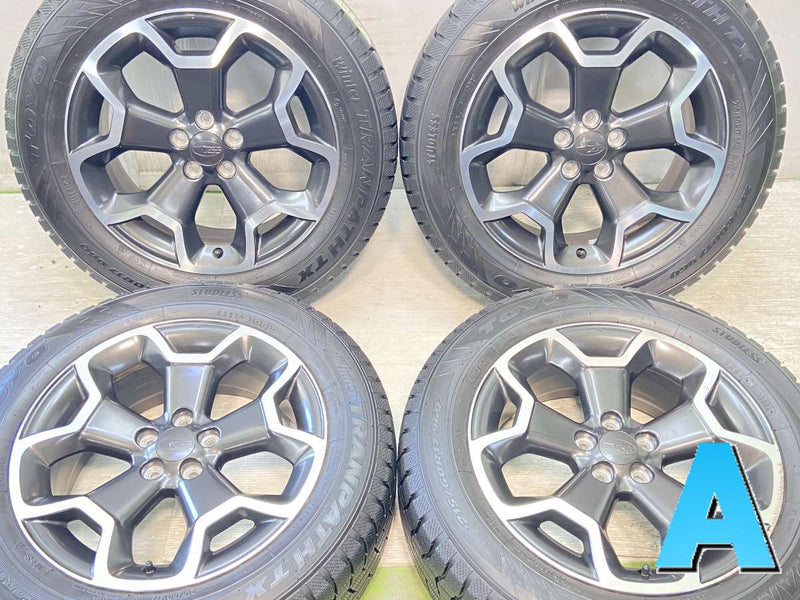 トーヨータイヤ ウインタートランパスTX 215/60R17 /スバル純正 7.0J+48 100-5穴 4本